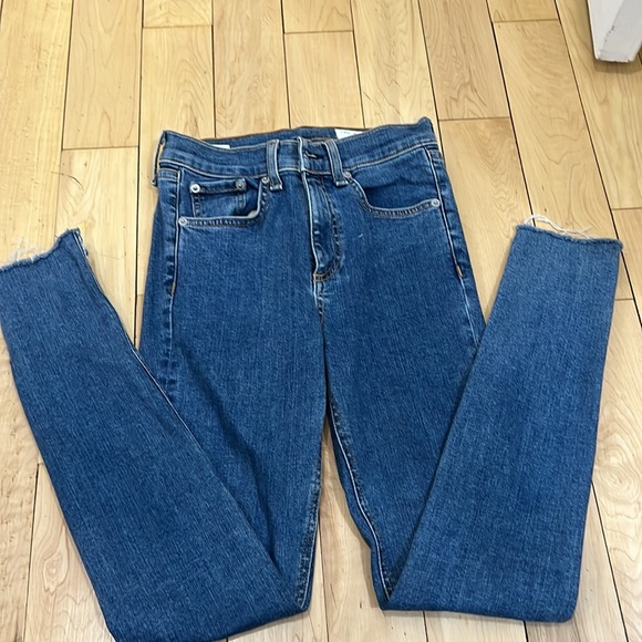 Rag and Bone Step Hem Jeans Sz 24 - Picture 13 of 16